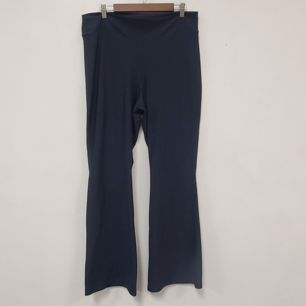 Old Navy Powersoft Extra High Rise Flare Pants Size XXL Leggings Yoga Blue Gym